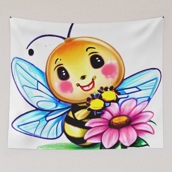 Item preview, Bee and flower designed and sold by ibelieveimages.