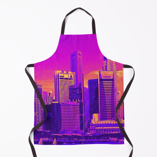 Item preview, Singapore City-Purple City Scape designed and sold by tomorrowsart.
