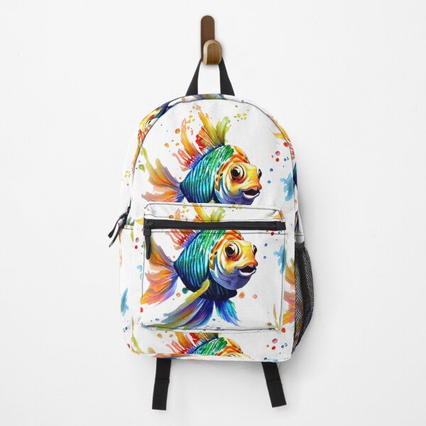 Item preview, Colorful splattered fish designed and sold by ibelieveimages.