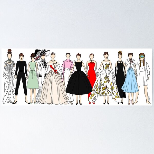 Item preview, Audrey Group Fashion designed and sold by NOTSNIW ART.
