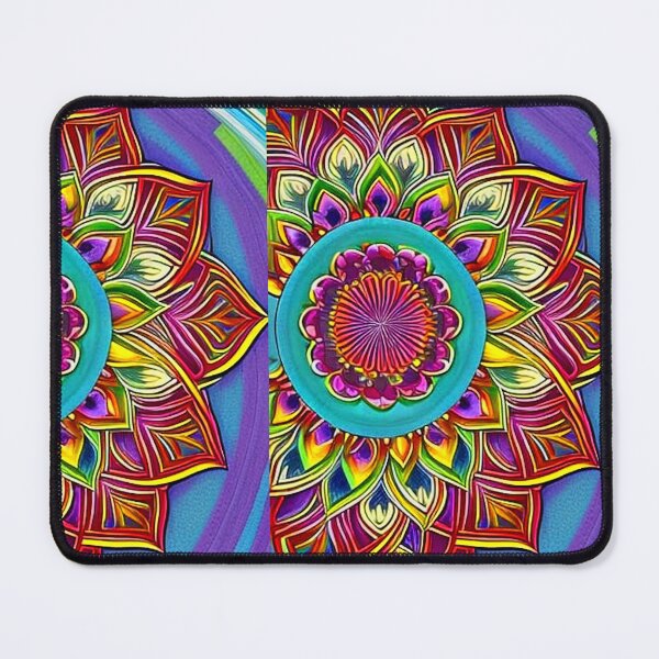 Item preview, Mandala with rainbow colors designed and sold by Earth Nature Creations.