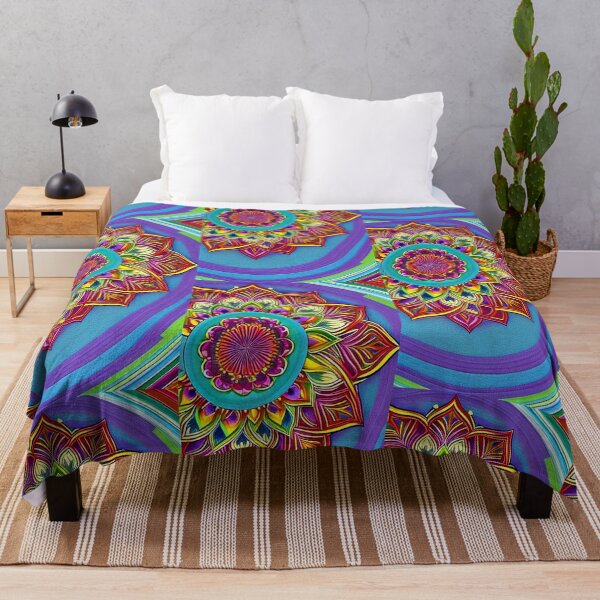 Item preview, Mandala with rainbow colors designed and sold by Earth Nature Creations.