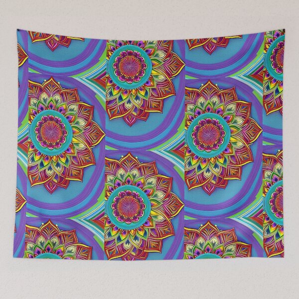 Item preview, Mandala with rainbow colors designed and sold by Earth Nature Creations.