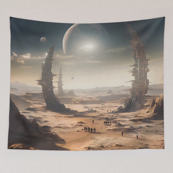 Item preview, Exploring Lunaris: An Artistic Vision of Human Colonies on the Lunar Surface designed and sold by InsaneLEDP.