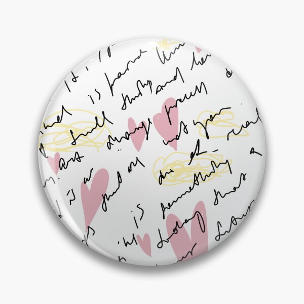 Item preview, Scribble pink heart hand written simple pattern designed and sold by Yana Mustafina | Boho Soulful Designs.
