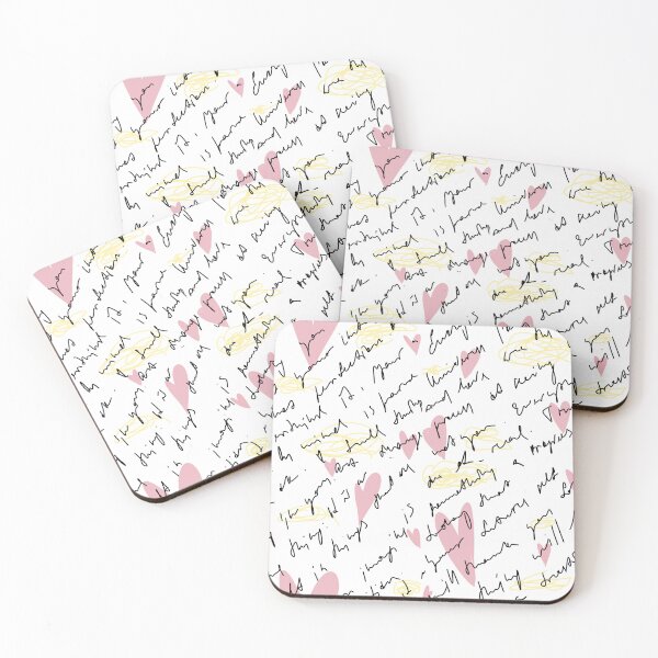 Item preview, Scribble pink heart hand written simple pattern designed and sold by Yana Mustafina | Boho Soulful Designs.