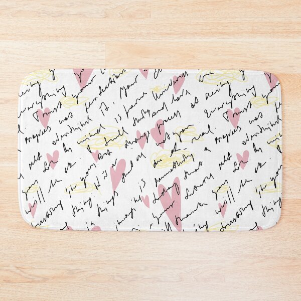 Item preview, Scribble pink heart hand written simple pattern designed and sold by Yana Mustafina | Boho Soulful Designs.