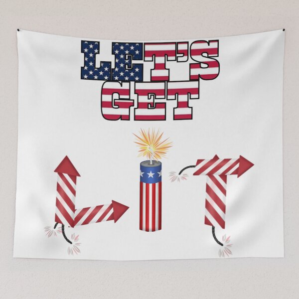 Item preview, Let’s Get Lit, Fourth of July designed and sold by MLD112.