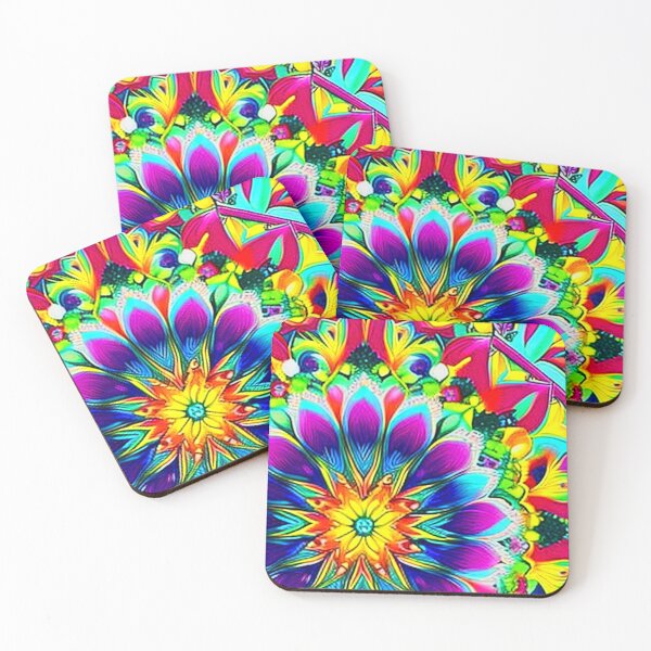Item preview, Mandala with rainbow colors designed and sold by Earth Nature Creations.