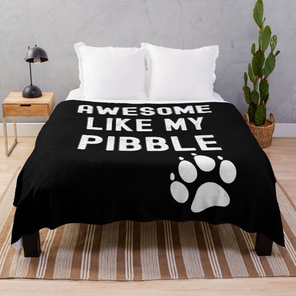Item preview, Awesome Like My Pibble with Paw Pitbull Dog Breed Funny designed and sold by elvisg03.