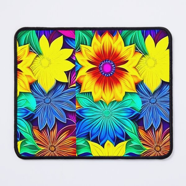Item preview, Flower Mandala with rainbow colors designed and sold by Earth Nature Creations.