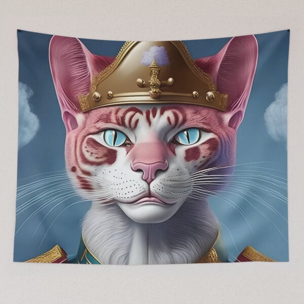 Item preview, Royal Cat Fashion T Shirt designed and sold by artmanikin.
