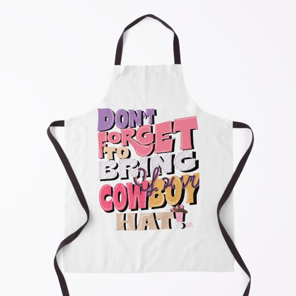 Item preview, DONT FORGET TO BRING YOUR COWBOY HAT (TRANSPARENT) designed and sold by DejaDoodlesArt.