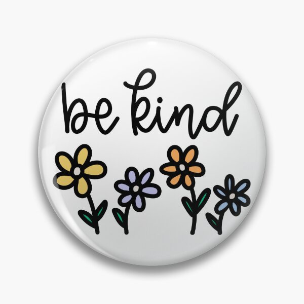 Item preview, be kind trendy flowers designed and sold by Kborek112.