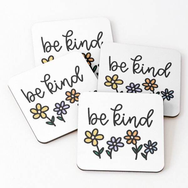 Item preview, be kind trendy flowers designed and sold by Kborek112.