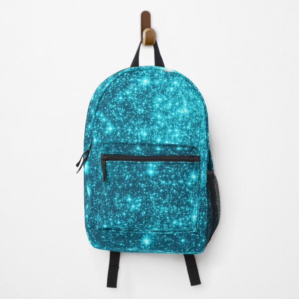 Item preview, Galaxy Sparkle Stars Turquoise designed and sold by 2sweetsDesign.
