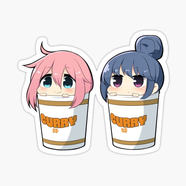 Rin to Nadeshiko Curry - Yuru Camp Sticker