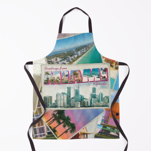 Item preview, Greetings from Miami in Florida Vintage style retro souvenir designed and sold by DeveloperProp0.