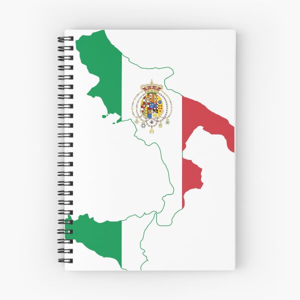 Item preview, Kingdom of the Two Sicilies Flag Map designed and sold by ShinGoukiSon.