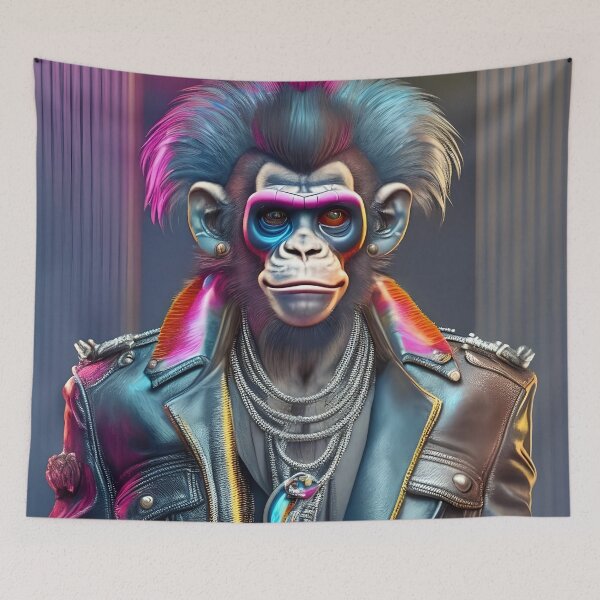 Item preview, Fashion Evolution: Monkey Embracing the Human Dress Code T Shirt designed and sold by artmanikin.