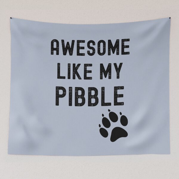 Item preview, Awesome Like My Pibble with Paw Pitbull Dog Breed Funny designed and sold by elvisg03.