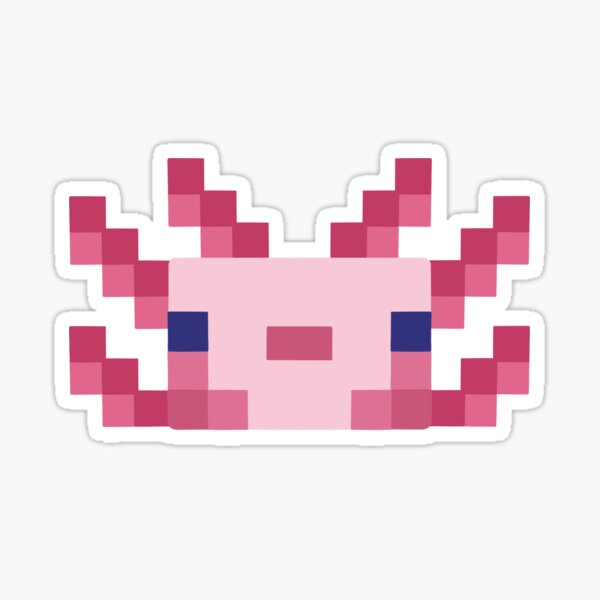 Vista previa del artículo con la obra «axolotl rosa», diseñado y vendido por a-ck.