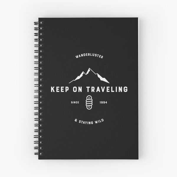 Item preview, Wanderluster Keep On Traveling and Staying Wild Since 1994 Adventurer Outdoors Nature Motivational designed and sold by Mgibsonphoto.