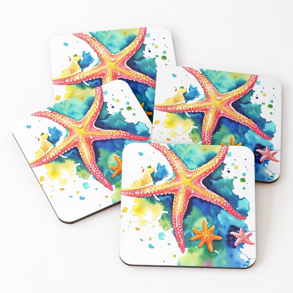Item preview, Starfish splatter designed and sold by ibelieveimages.