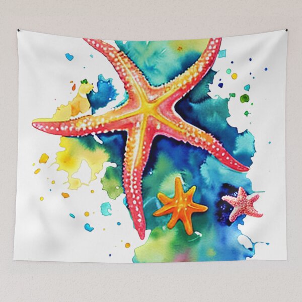Artikelvorschau, Starfish splatter entworfen und verkauft von ibelieveimages.