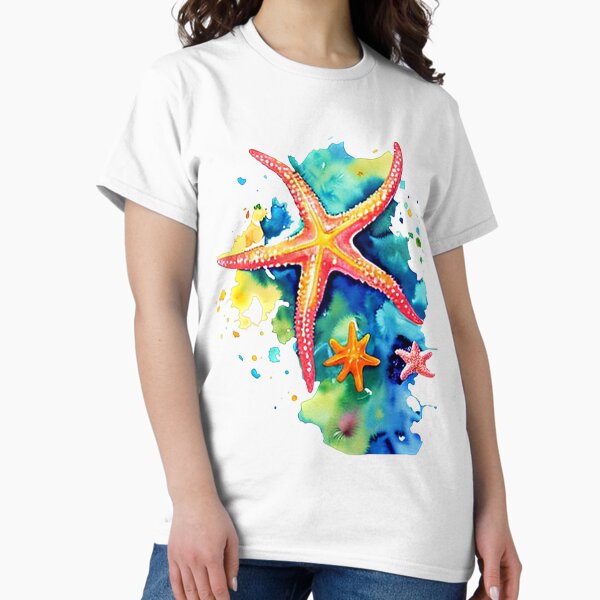Item preview, Starfish splatter designed and sold by ibelieveimages.