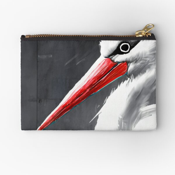 Stork Scissors Zipper Pouch for Sale by gooddaycrochet