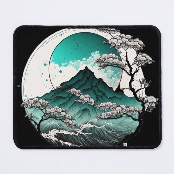 Item preview, "Harmony in Sakura: Captivating Japanese Landscapes on Redbubble" designed and sold by DesignHeaven24.
