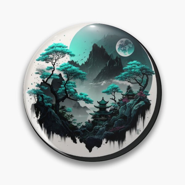 Item preview,  "Harmony in Sakura: Captivating Japanese Landscapes on Redbubble" designed and sold by DesignHeaven24.