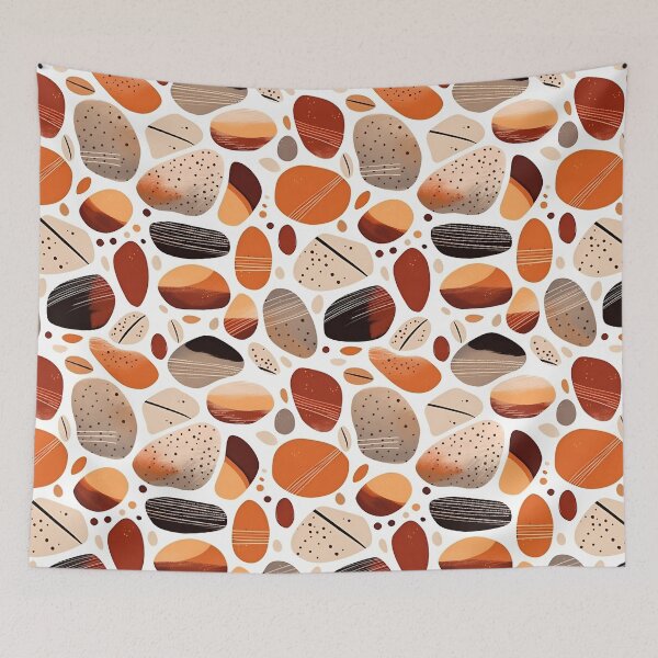 Item preview, Boho Style Rocks | Minimalistic Boho Rocks | Minimal Rocks Pattern designed and sold by BoredF.