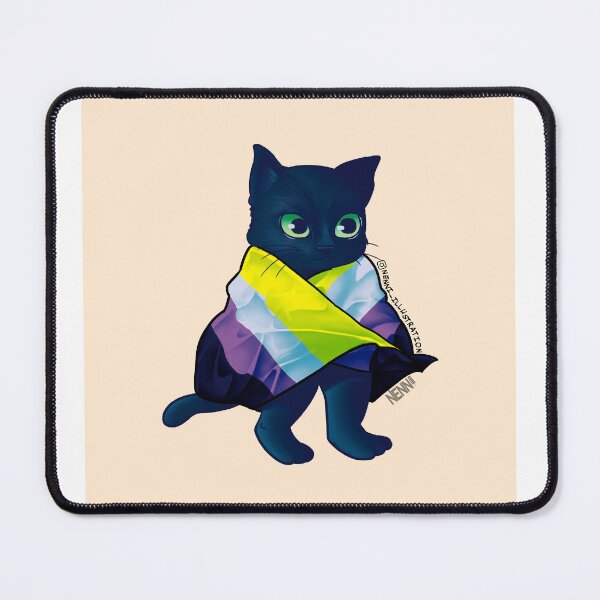Item preview, LGBTQ+ CAT (NON BINARY) designed and sold by Nenni01.