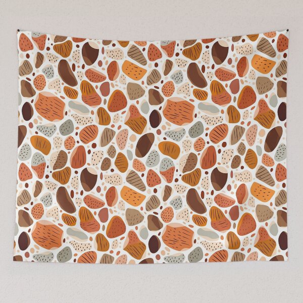 Item preview, Boho Style Rocks | Minimalistic Boho Rocks | Minimal Rocks Pattern designed and sold by BoredF.