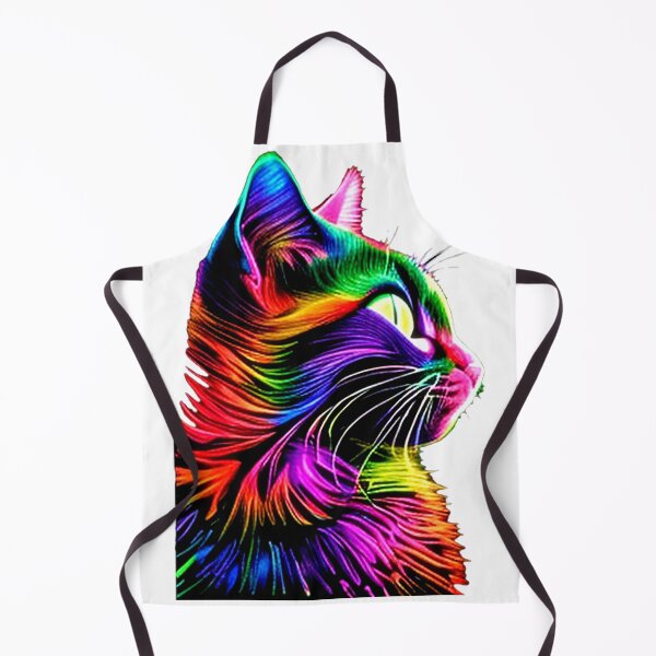 Item preview, Neon cat profile designed and sold by ibelieveimages.