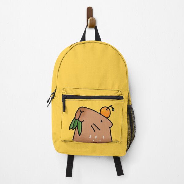 Item preview, capybara eating grass designed and sold by Sophieeeeehu.