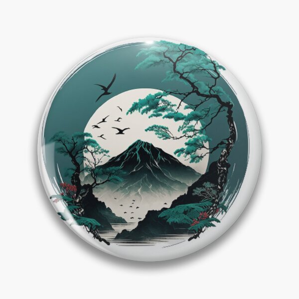 Item preview,  "Harmony in Sakura: Captivating Japanese Landscapes on Redbubble" designed and sold by DesignHeaven24.