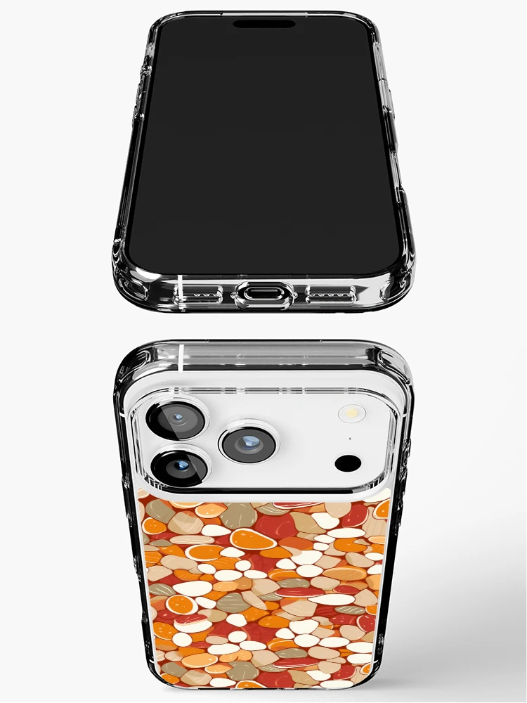 Thumbnail 3 of 5, iPhone Case, Adorable Boho Style Rocks | Minimalistic Boho Rocks | Minimal Rocks Pattern designed and sold by BoredF.