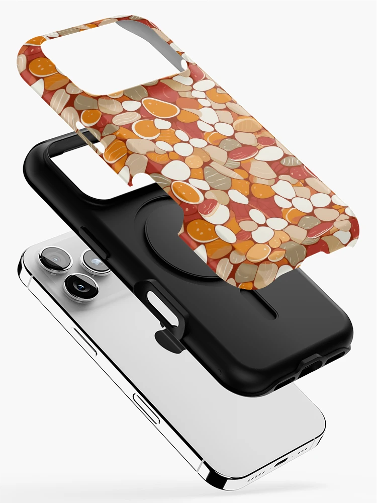 Thumbnail 2 of 4, iPhone Case, Adorable Boho Style Rocks | Minimalistic Boho Rocks | Minimal Rocks Pattern designed and sold by BoredF.