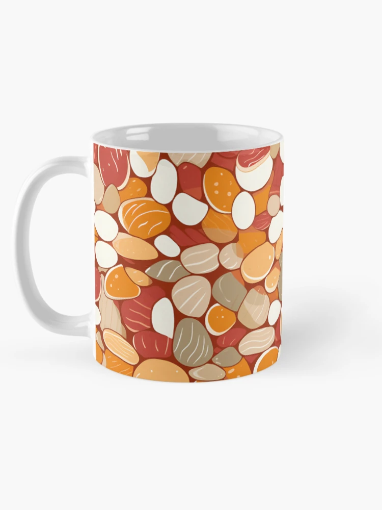 Thumbnail 5 of 6, Coffee Mug, Adorable Boho Style Rocks | Minimalistic Boho Rocks | Minimal Rocks Pattern designed and sold by BoredF.