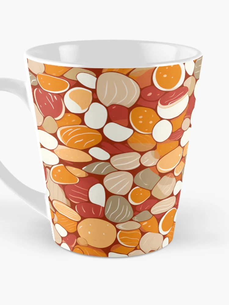 Thumbnail 3 of 4, Coffee Mug, Adorable Boho Style Rocks | Minimalistic Boho Rocks | Minimal Rocks Pattern designed and sold by BoredF.
