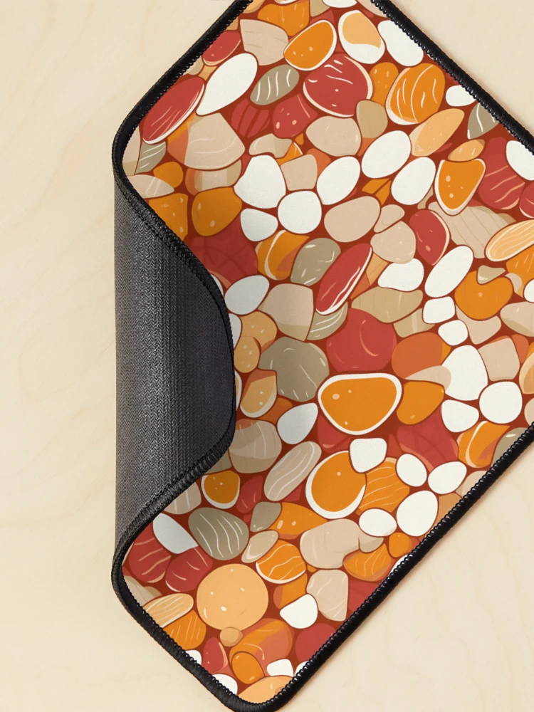 Thumbnail 2 of 5, Mouse Pad, Adorable Boho Style Rocks | Minimalistic Boho Rocks | Minimal Rocks Pattern designed and sold by BoredF.