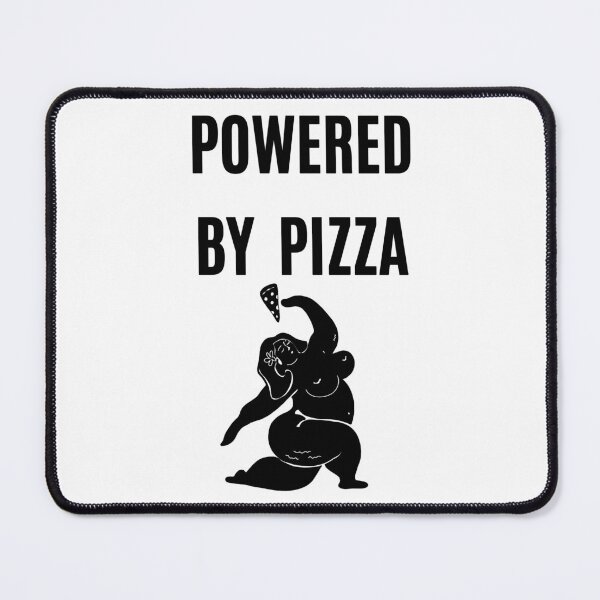 Item preview, POWERED BY PIZZA FUN PIZZA LADY designed and sold by La Loca.