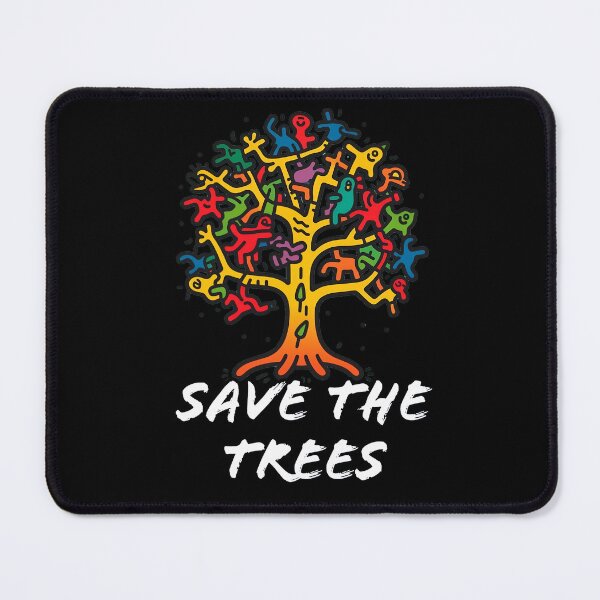 Item preview, Colorful Crazy Tree in Haring Style - "Save the Trees" designed and sold by SADStyleDesigns.
