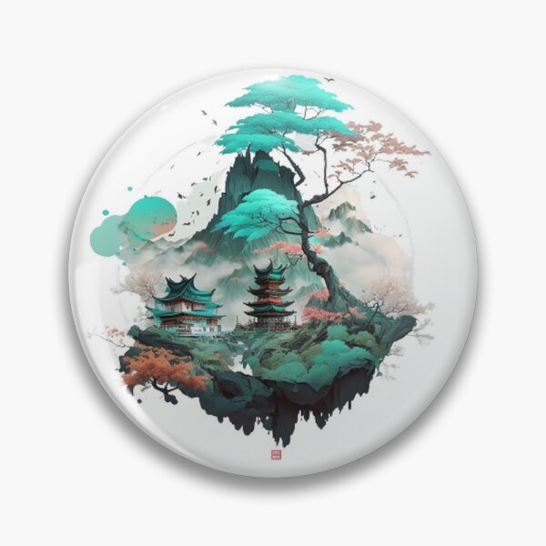 Item preview,  "Harmony in Sakura: Captivating Japanese Landscapes on Redbubble" designed and sold by DesignHeaven24.