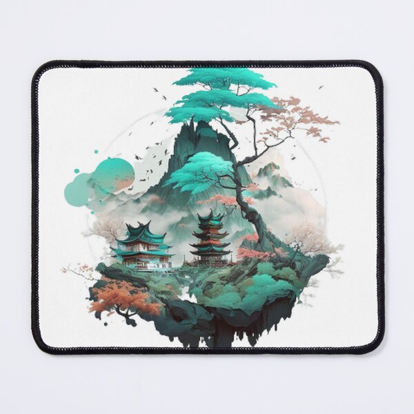 Item preview, "Harmony in Sakura: Captivating Japanese Landscapes on Redbubble" designed and sold by DesignHeaven24.