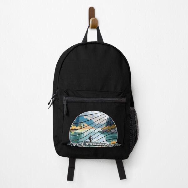 Item preview, Trout Fly Fishing in the River - Retro Fly Fishing Art designed and sold by Cedinho.