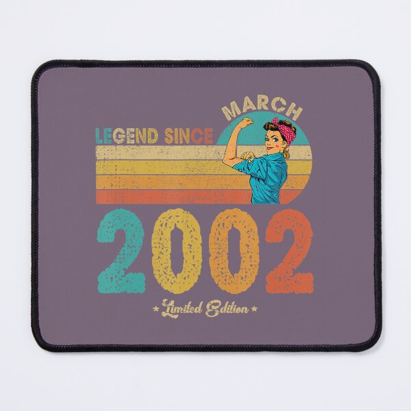 Item preview, 20th Birthday March 2002 Legend Since 2002 20 Years Old designed and sold by yzfomemjrxp61.